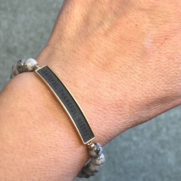 Inspiration Bracelet “GRATEFUL, THANKFUL, BLESSED” - Picture 2 of 5